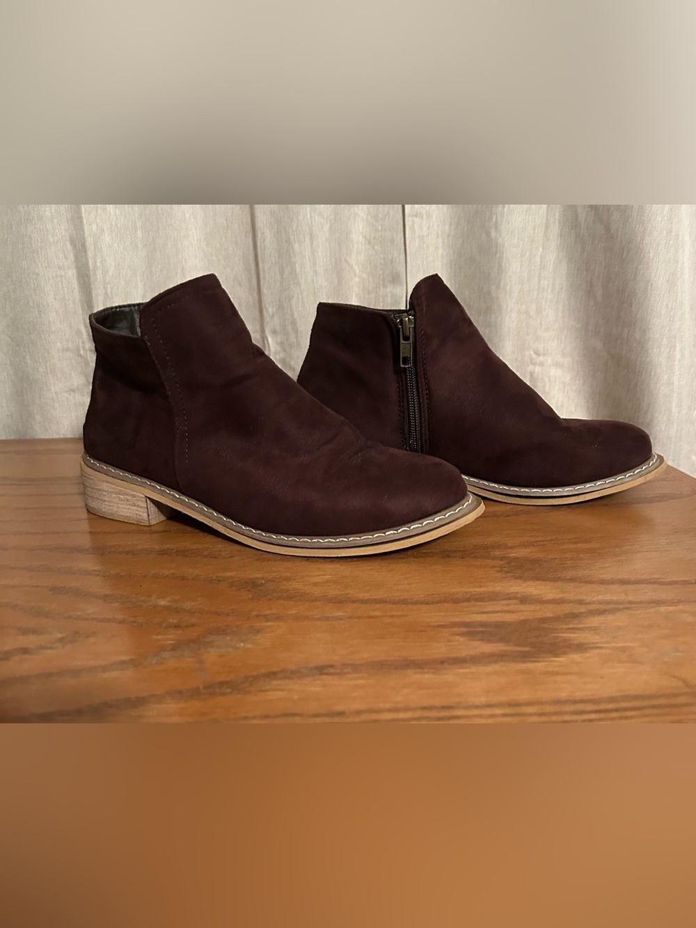 Seven7 Women's Suede Ankle Booties